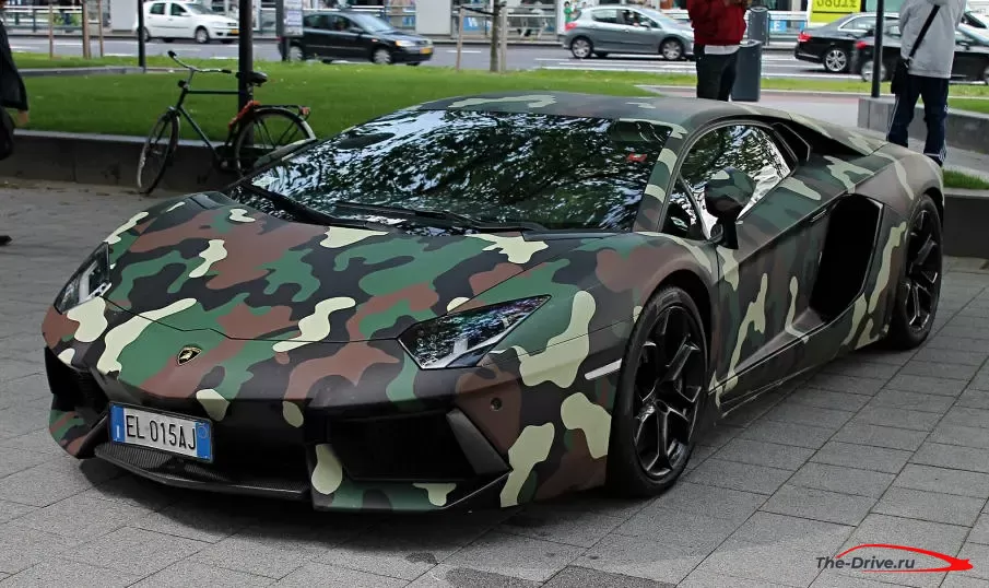 Камуфляж для Lamborghini Aventador