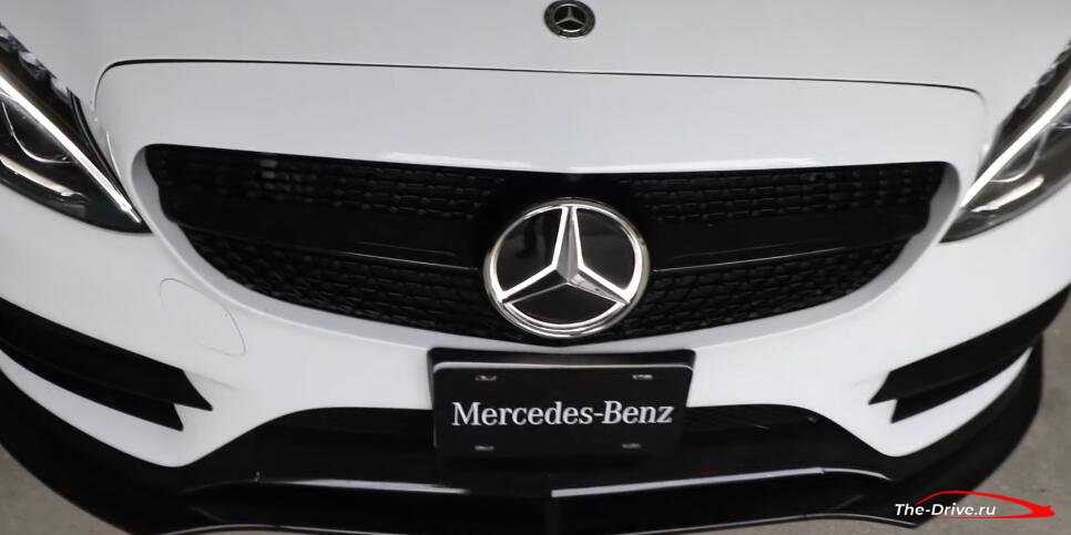 Как сделать свечение знака звезды на Mercedes C-Class W205 2015+